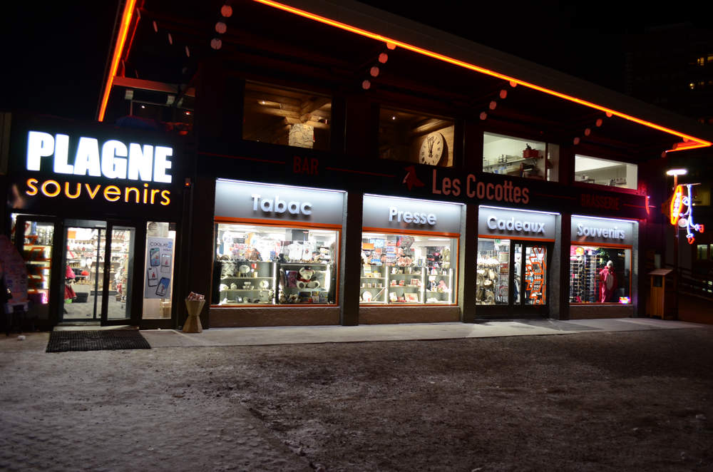 Enseigne lumineuse - Agencement La Plagne 73