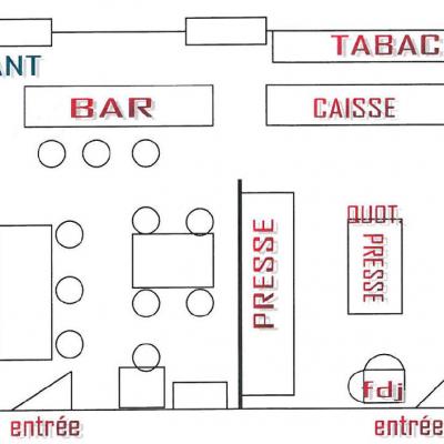 Plan avant modernisation - Agencement Le France Annecy 74