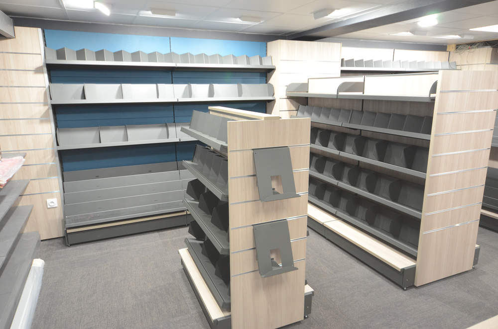 Mobilier librairie - Agencement sous-sol Les Gets 74
