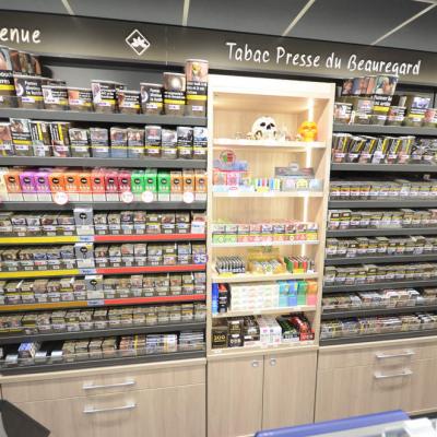 Mobilier tabac et e-cigarettes - Agencement La Motte-Servolex 73